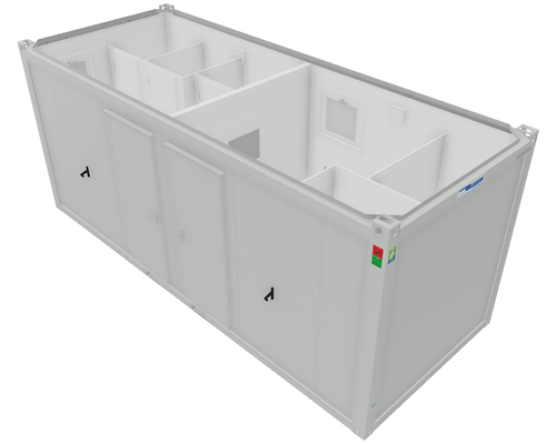Sanitärcontainer 20'