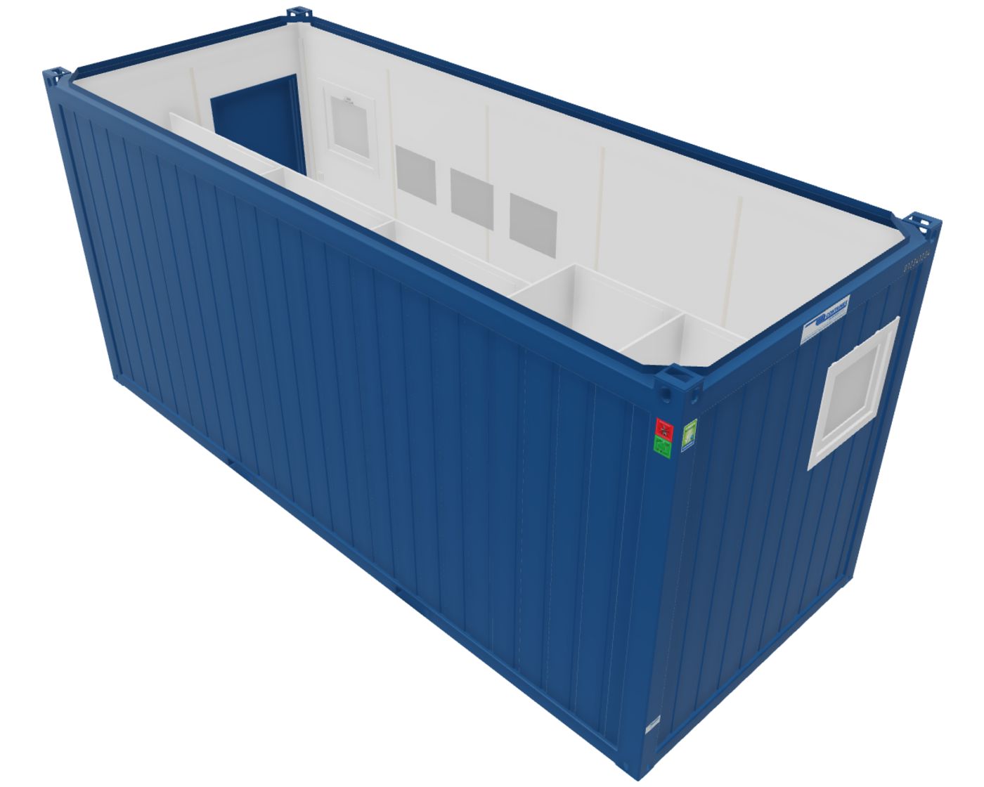 20' Damen WC-Container