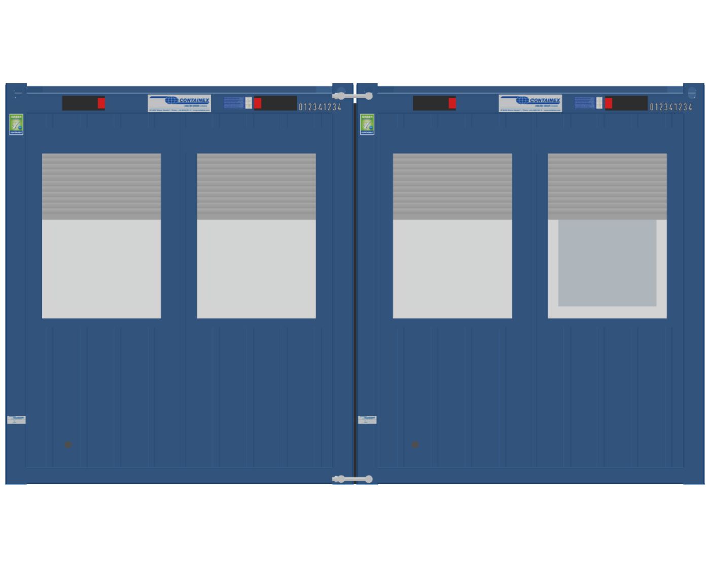 2x20' Bürocontainer CLASSIC Line