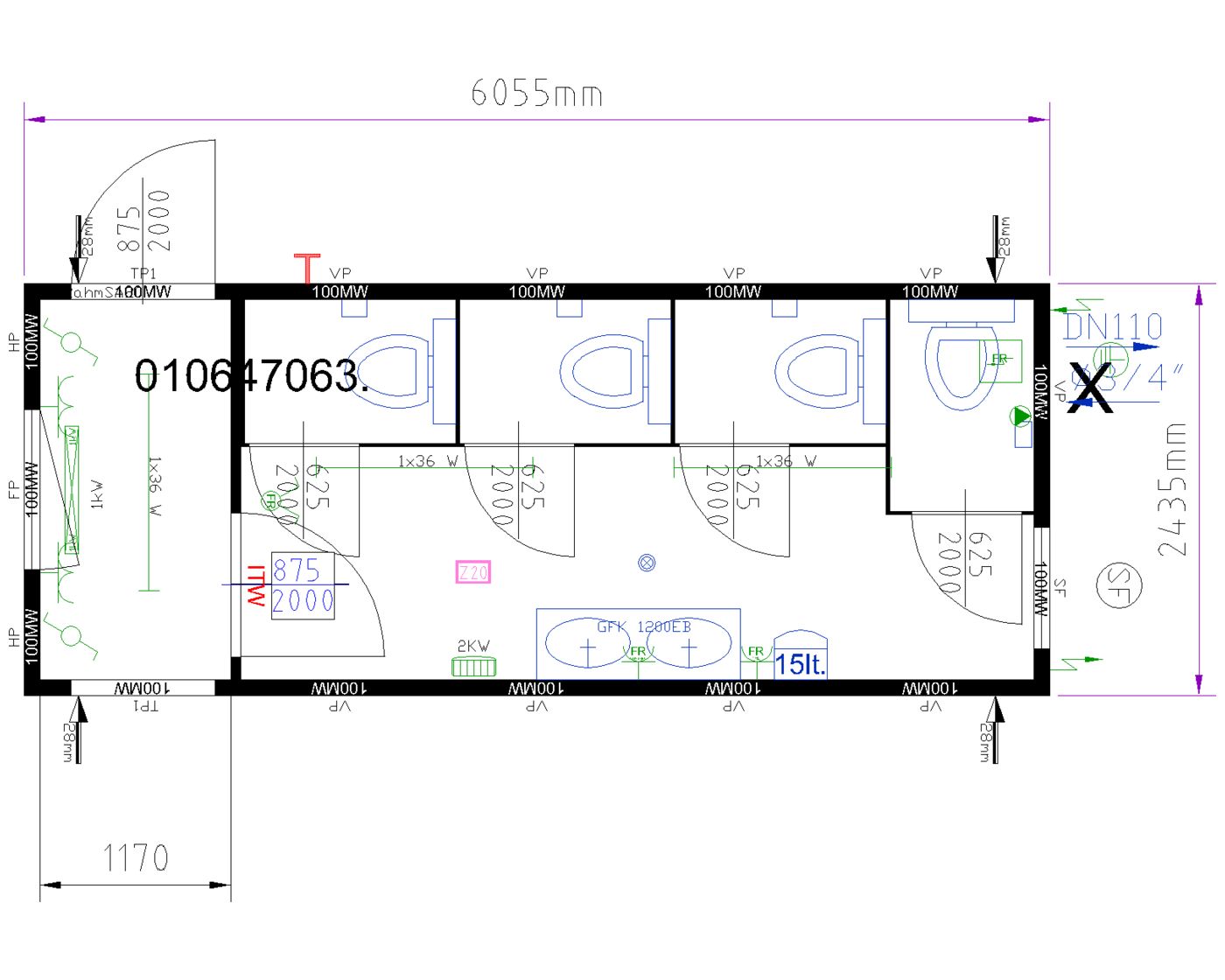 20' WC-Container