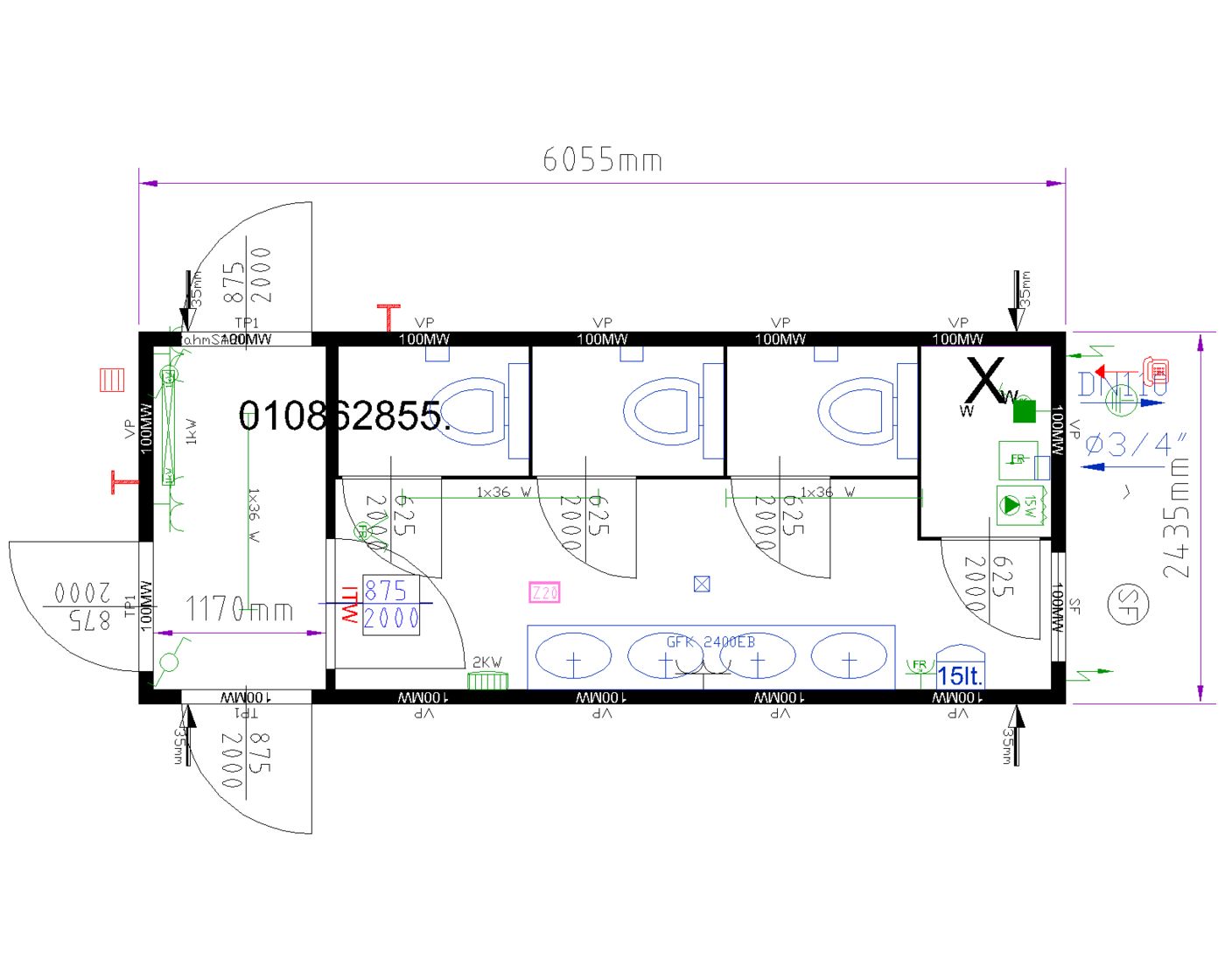 20' WC-Container