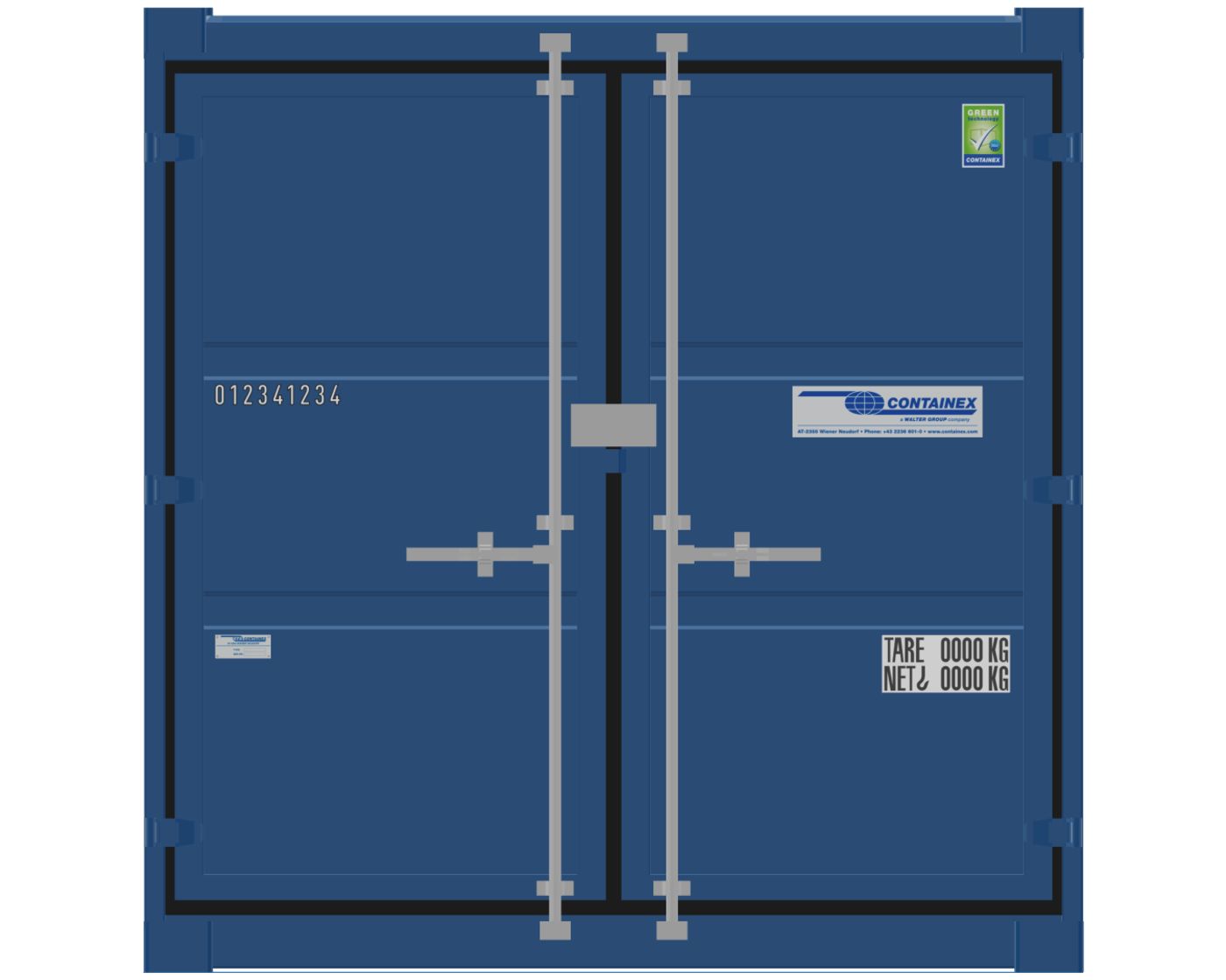 9' Lagercontainer