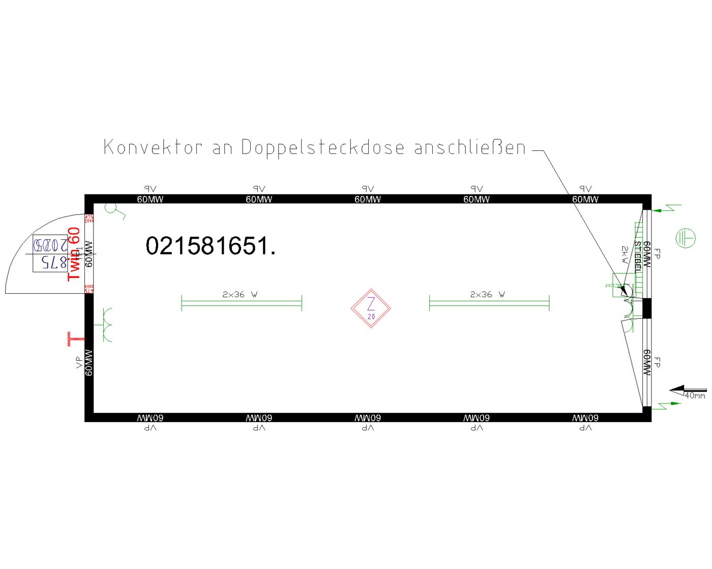12x20' Bürocontainer CLASSIC Line