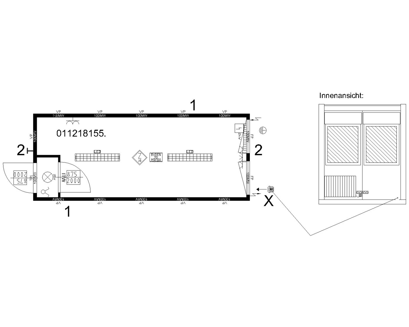 3x20' Bürocontainer CLASSIC Line