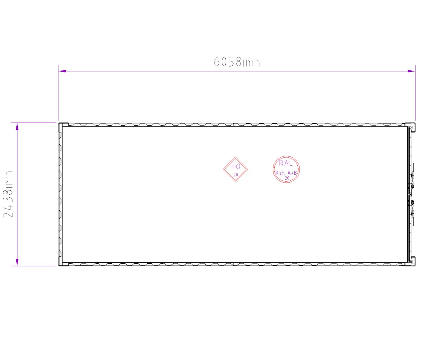 2x20' Lagercontainer