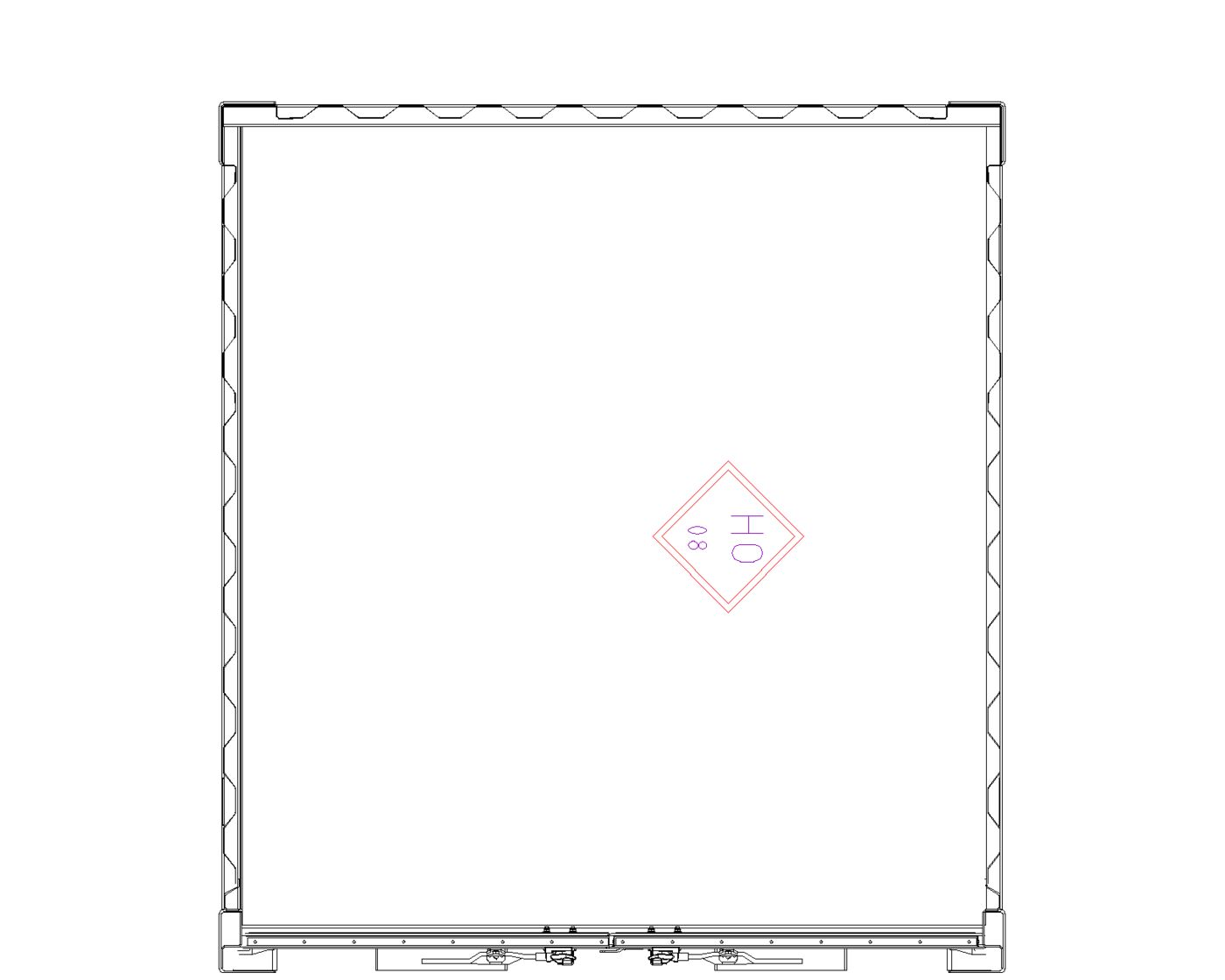 8' Lagercontainer