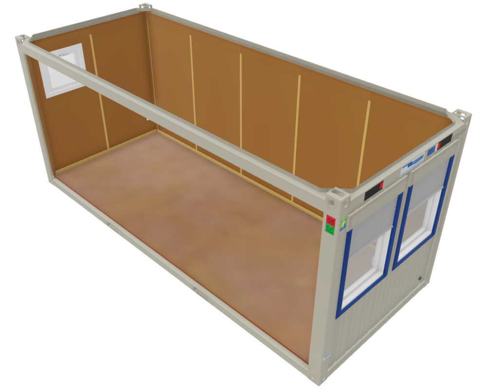 Bürocontainer 20', gebraucht
