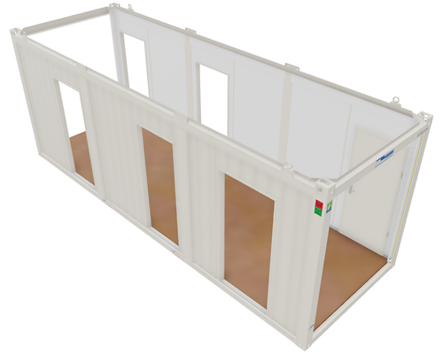 Verbindungscontainer mit Paneele 24', gebraucht
