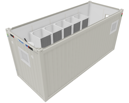 Sanitärcontainer 20', gebraucht