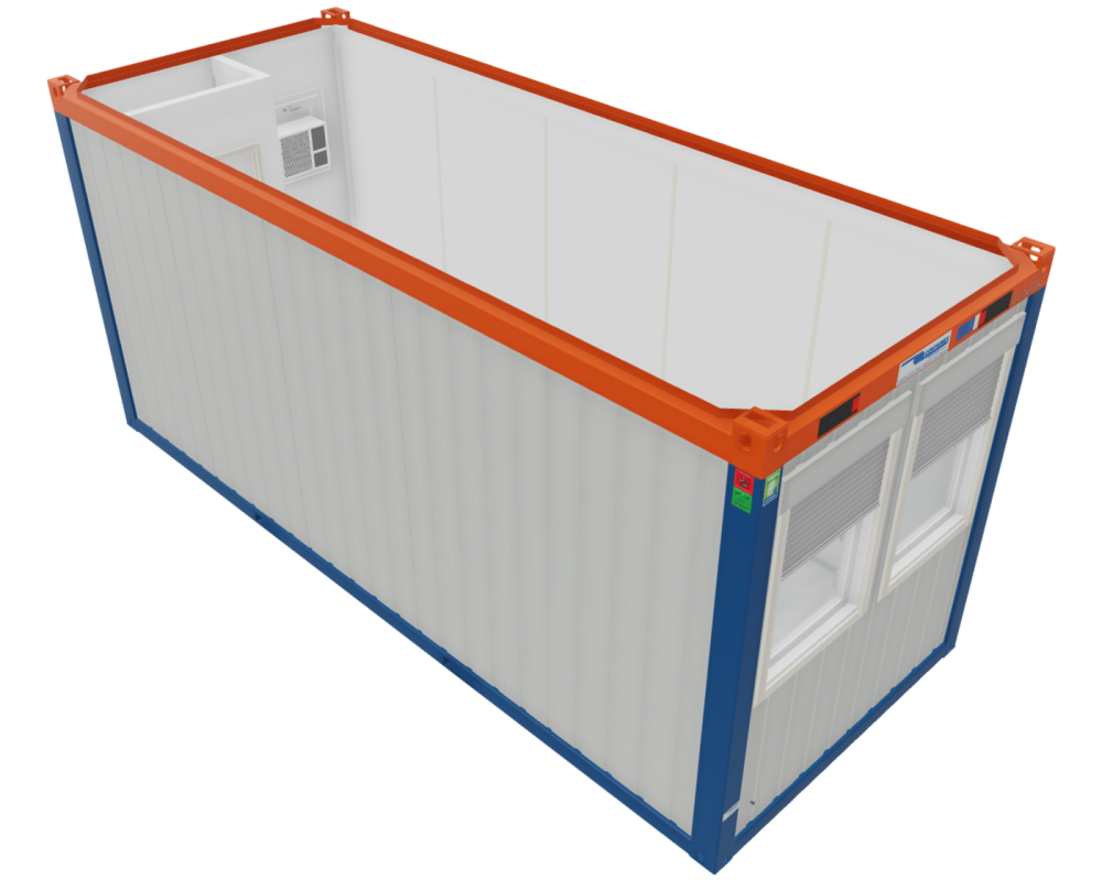 Bürocontainer 20', gebraucht