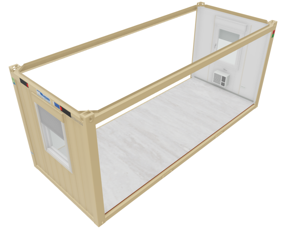 Bürocontainer 20', gebraucht