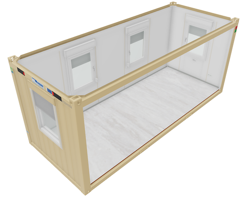 Bürocontainer 20', gebraucht