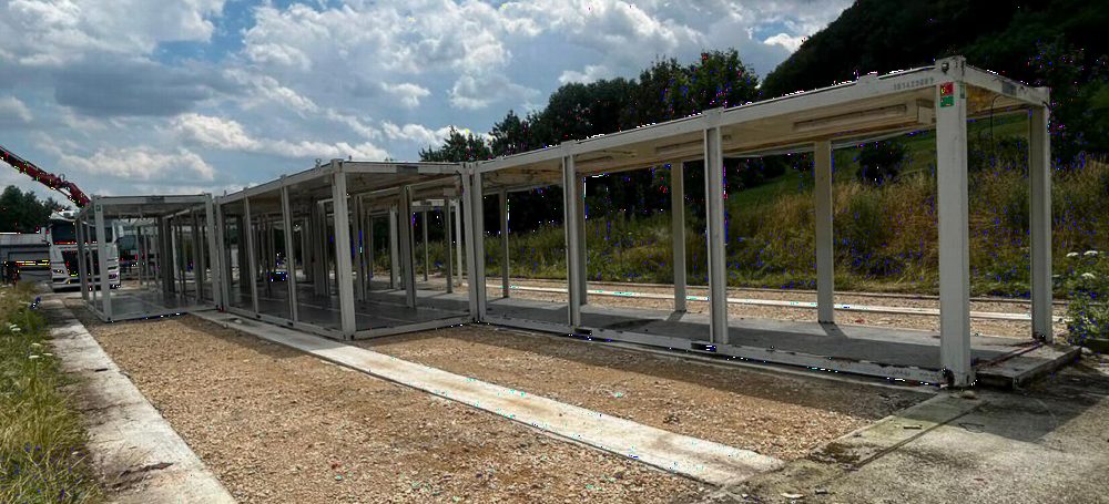 Verbindungscontainer - paneellose Variante 24', gebraucht
