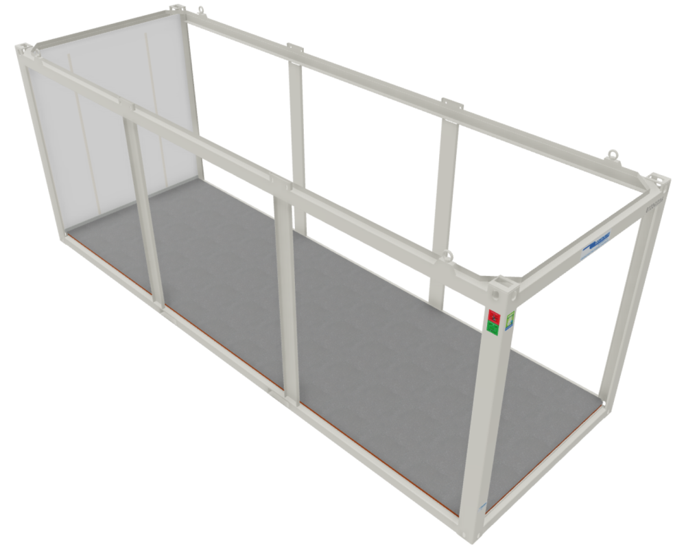 Verbindungscontainer - paneellose Variante 24', gebraucht