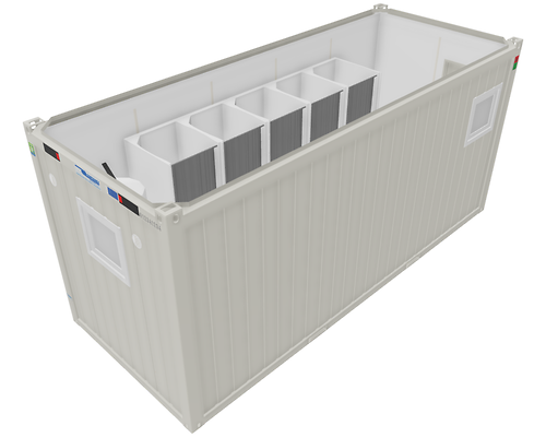 Sanitärcontainer 20', gebraucht