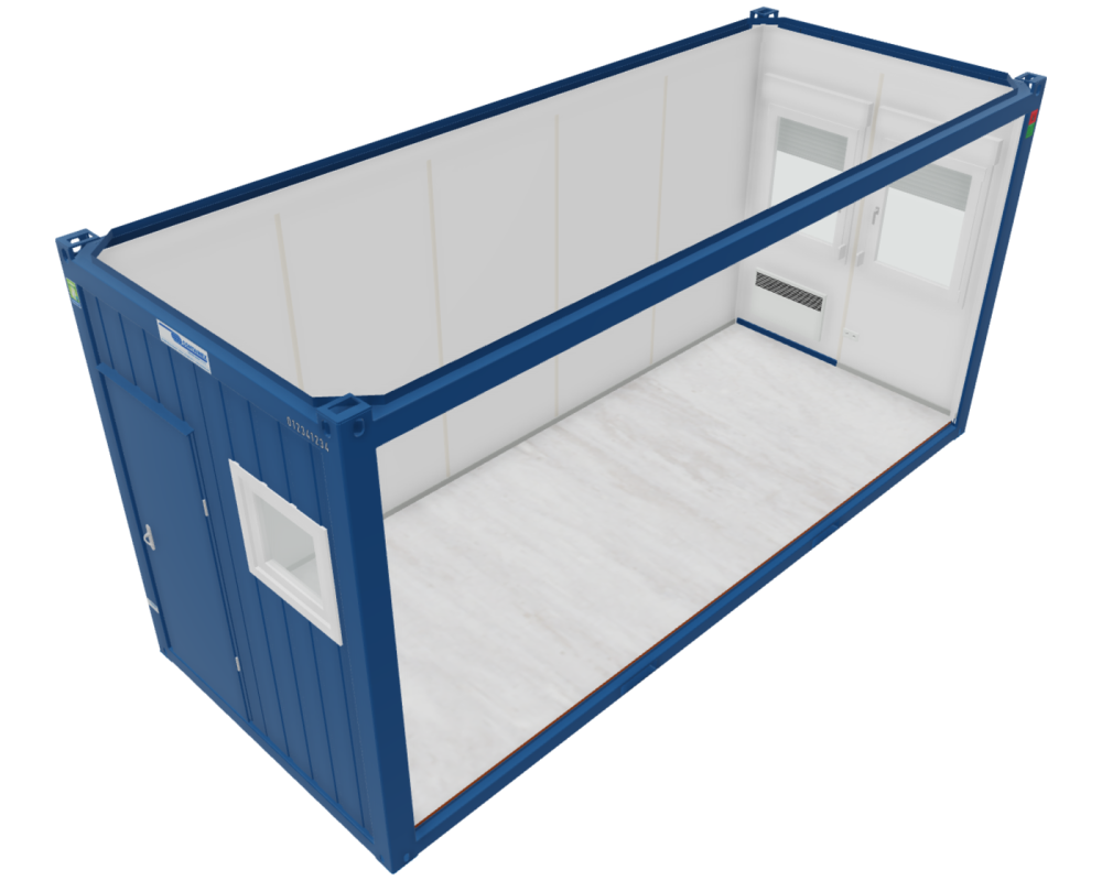 Bürocontainer 20', gebraucht