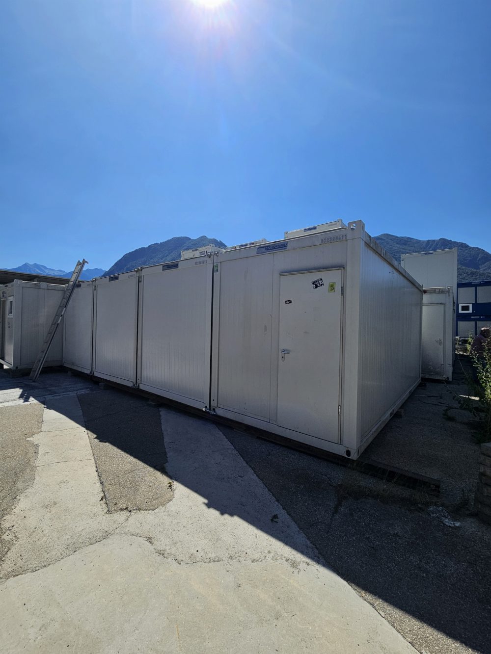 4x20' Gebrauchtcontaineranlage
