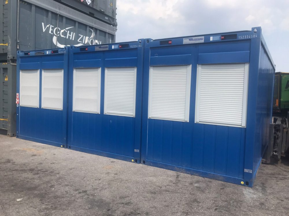 3x20' Gebrauchtcontaineranlage