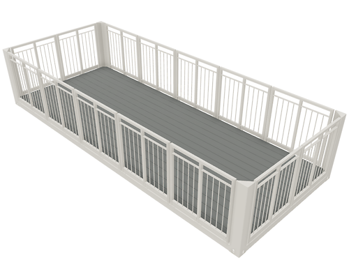 Terrassencontainer ohne Dach 20'