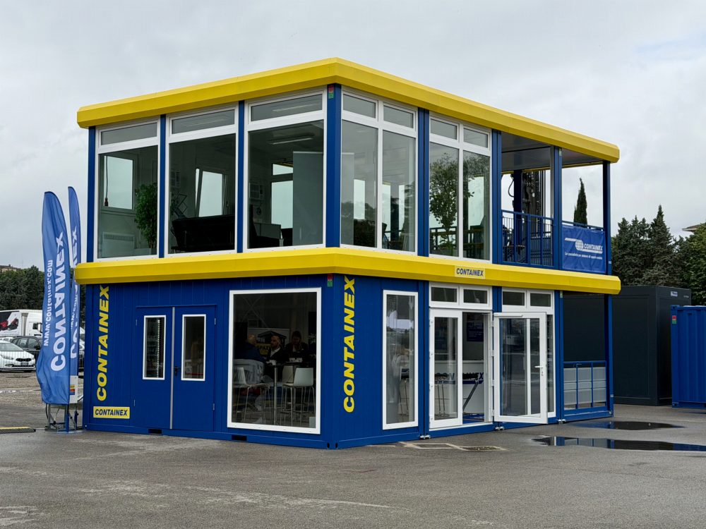 8x20' Gebrauchtcontaineranlage