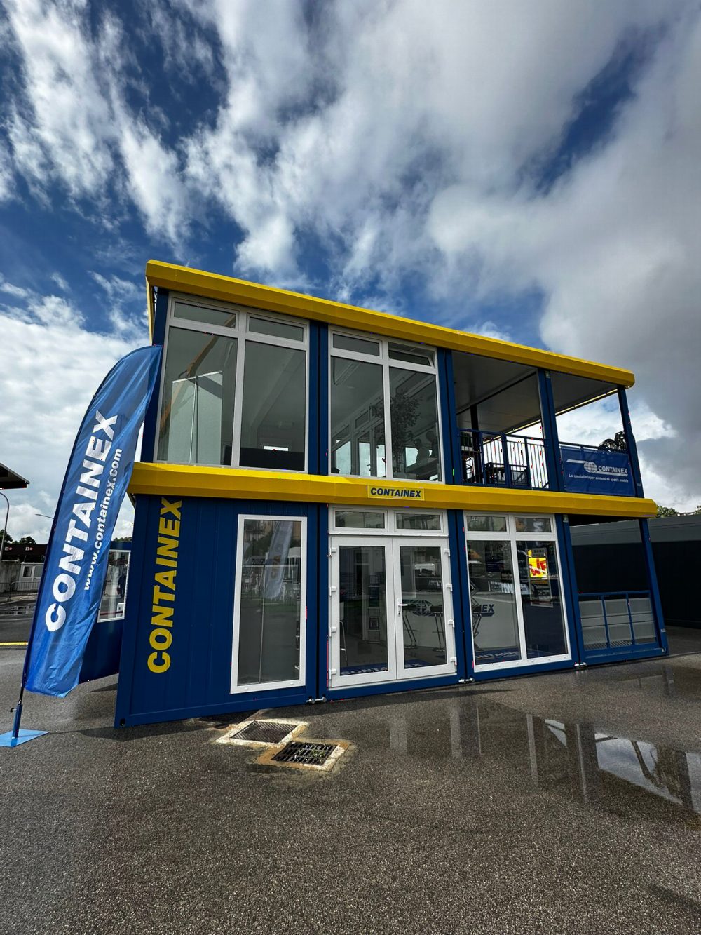 8x20' Gebrauchtcontaineranlage