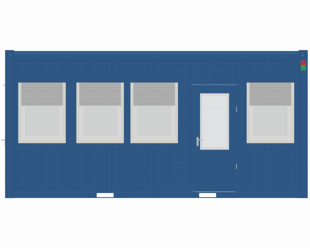 4x20' Gebrauchtcontaineranlage
