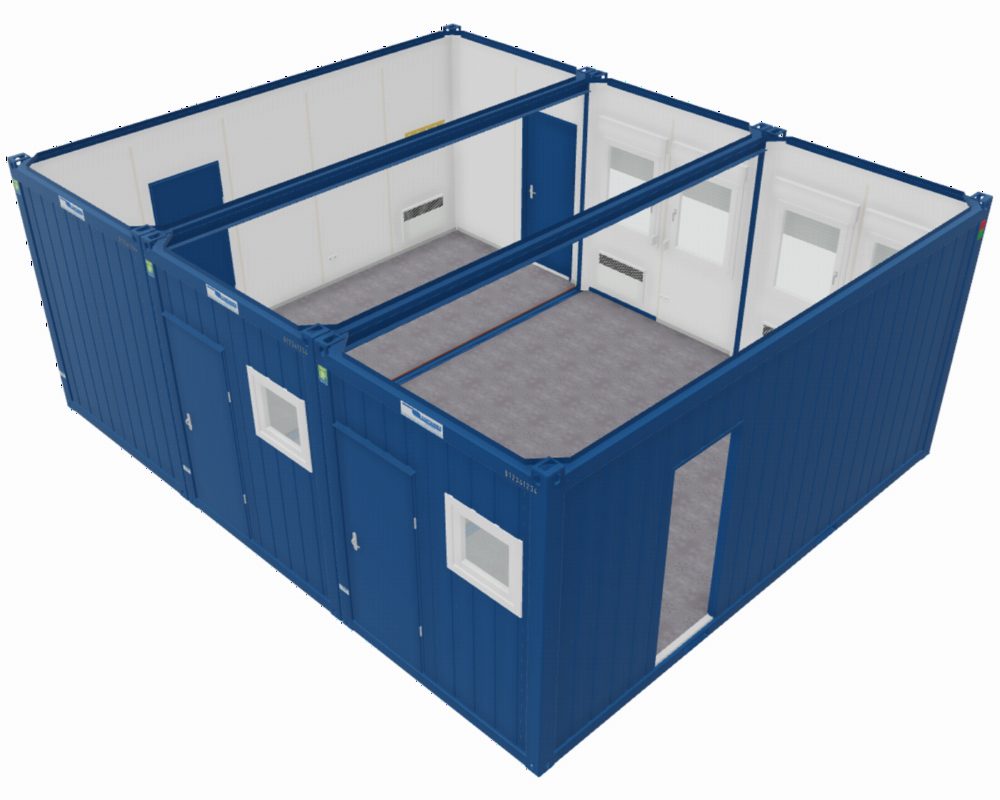 3x20' Gebrauchtcontaineranlage