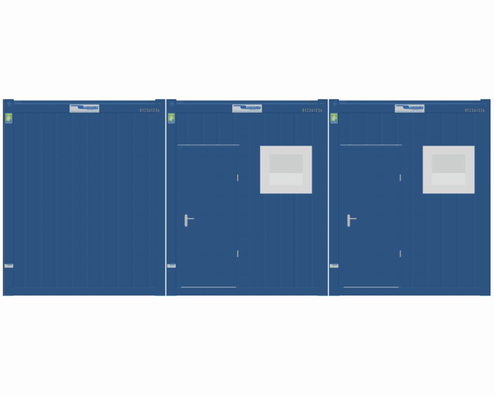 3x20' Gebrauchtcontaineranlage