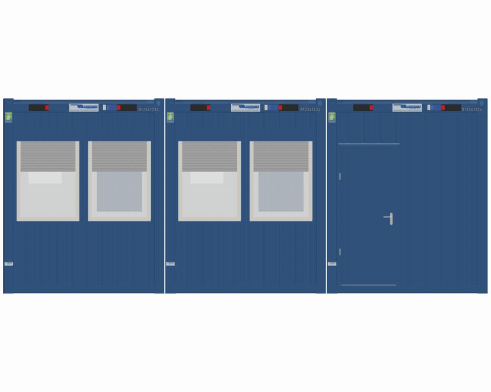 3x20' Gebrauchtcontaineranlage