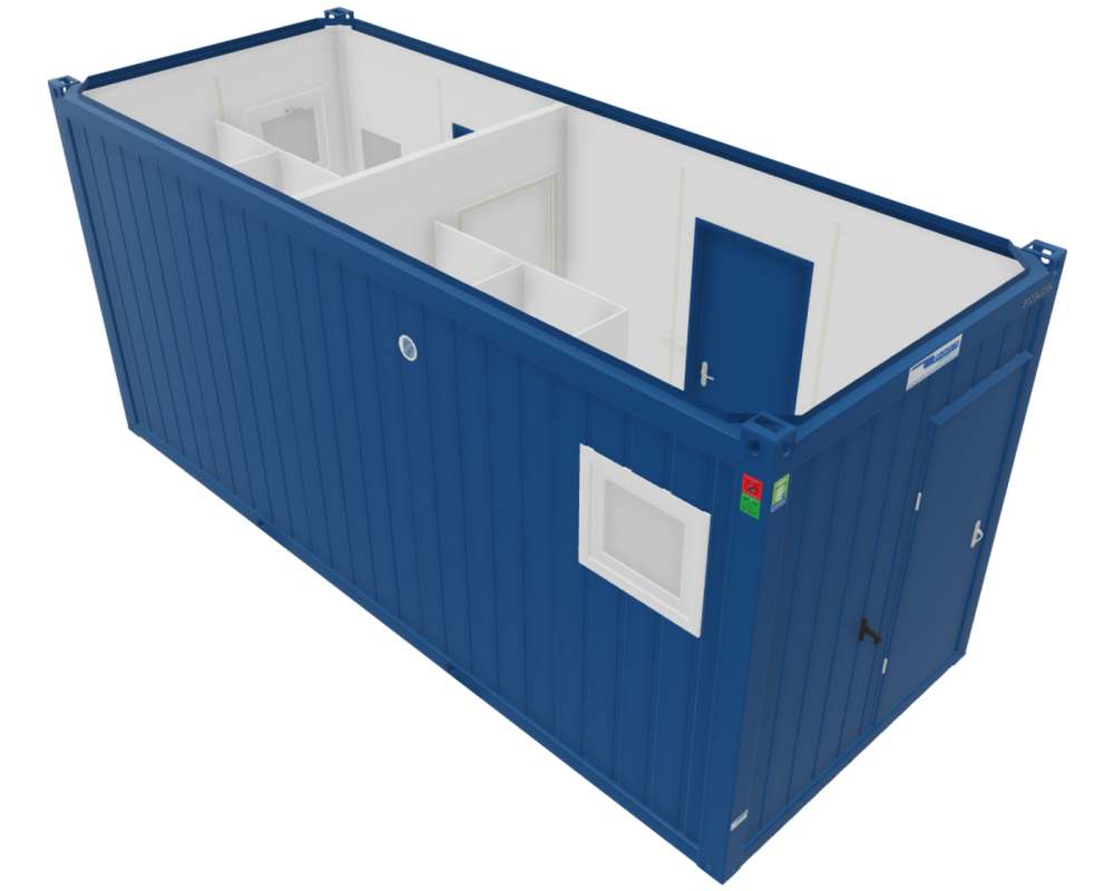 Sanitärcontainer 20'