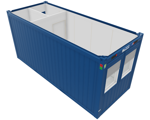 Sanitärcontainer 20'